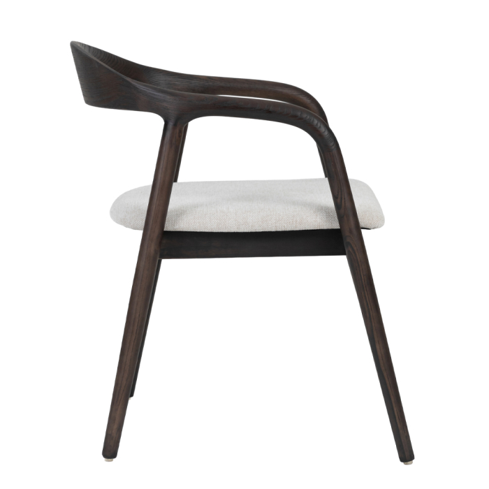 Set 2 scaune de dining din lemn de frasin maro [2]