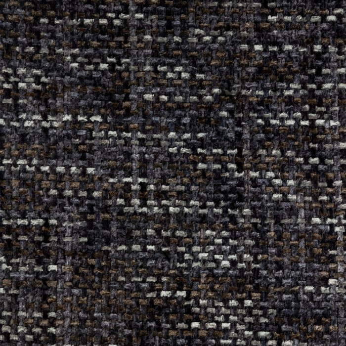 Set 2 scaune de dining din stofă chenille gri [4]