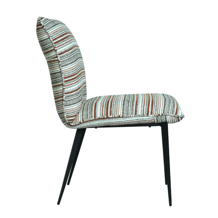 Set 2 scaune de dining din stofă chenille multicolor [2]