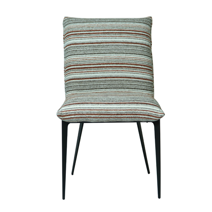 Set 2 scaune de dining din stofă chenille multicolor [4]