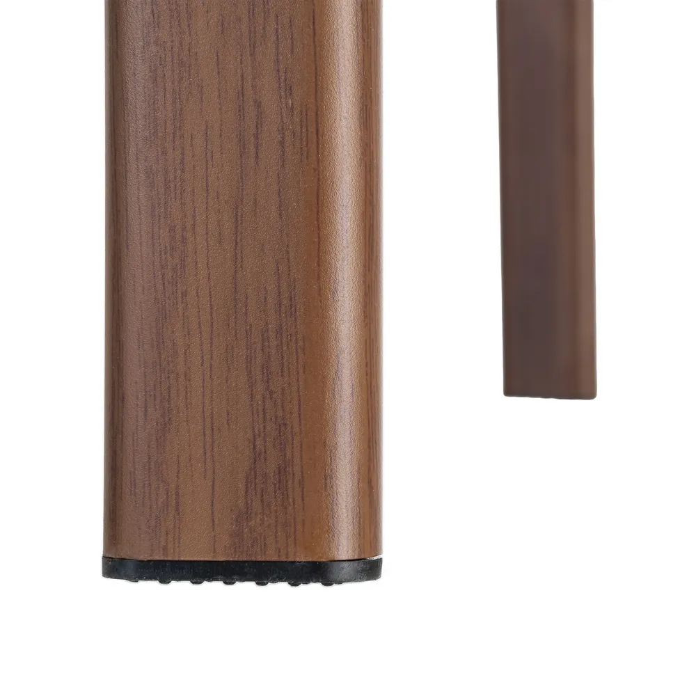 Set 2 scaune de dining și Horeca din stofă crem cu structură metalică maro [8]