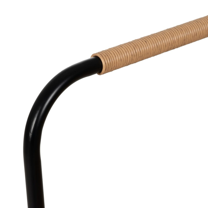 Set scaune interior exterior cu brate ratan natural din otel [8]