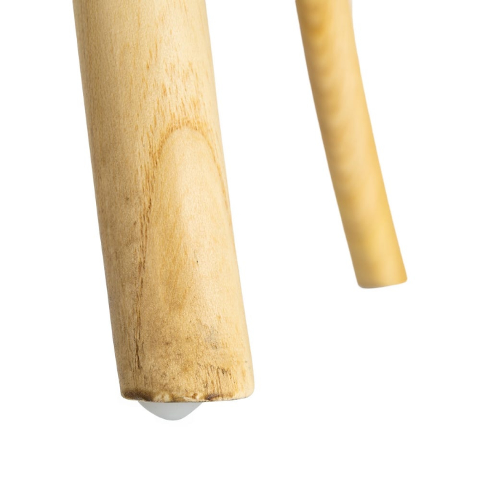 Set 2 scaune din lemn de ulm natural cu spătar în X [10]