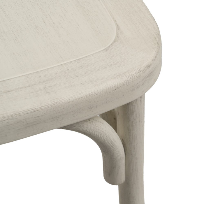 Set 2 scaune dining și HORECA albe cu spătar tip X din polipropilenă [9]