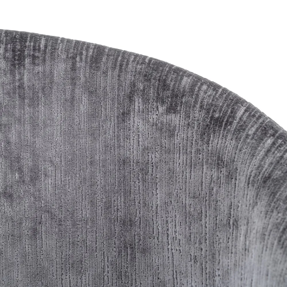 Set 2 scaune dining și Horeca tapițate stofă gri catifea [8]