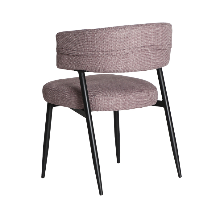 Set 2 scaune dining tapițate cu stofă mov melanj Merano [4]