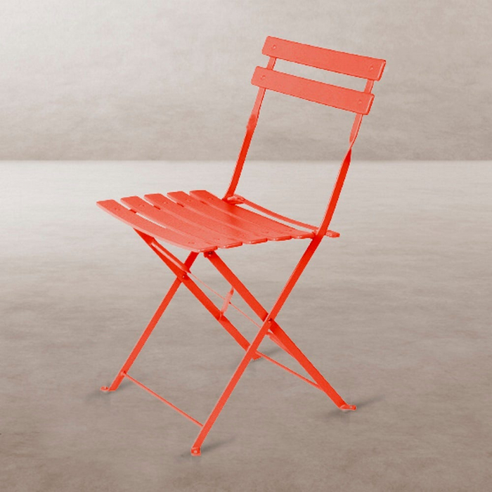 Set scaune pliabile Sira paprika – oțel vopsit, design bistro set-2-scaune-otel-paprika-pliant-terasa-horeca [1]