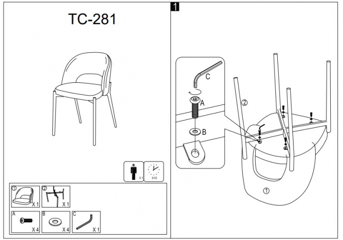 Set 2 Scaune Helsinki, verde negru [11]