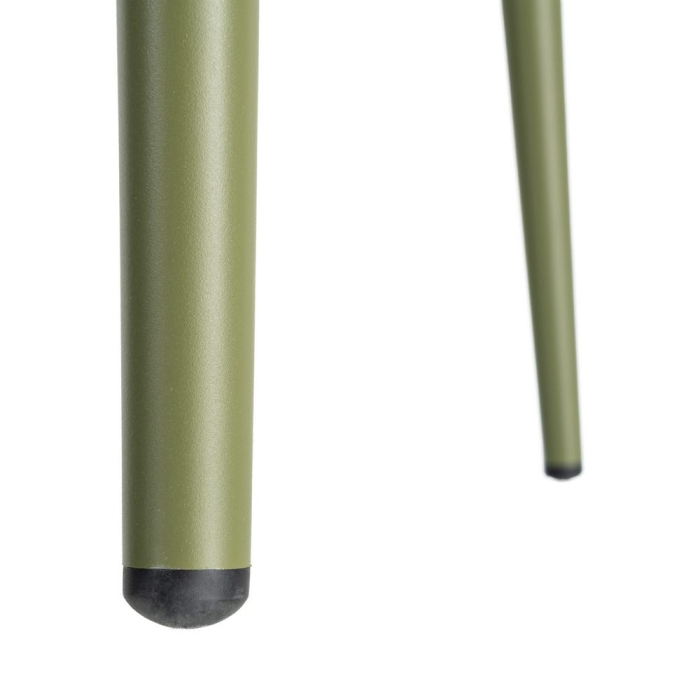 Set 2 scaune HoReCa exterior aluminiu ratan PE verde [10]