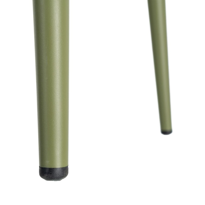 Set 2 scaune HoReCa exterior aluminiu ratan PE verde [10]