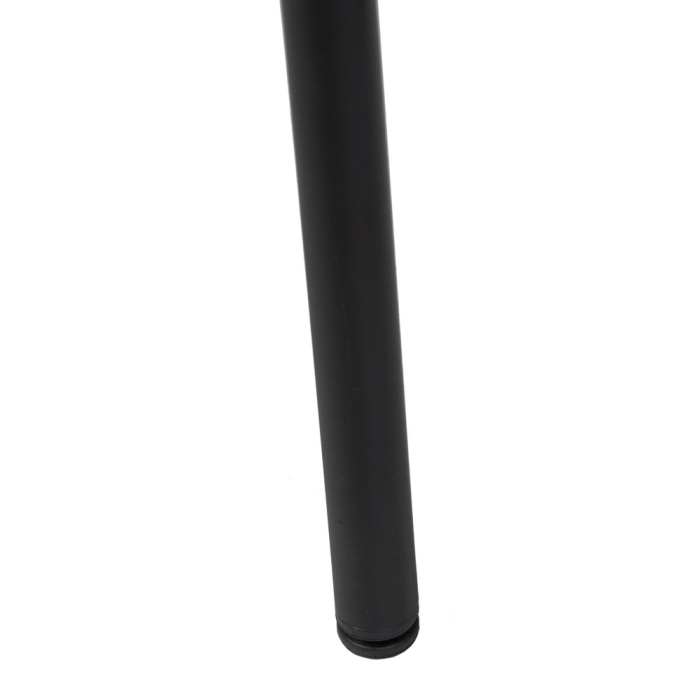 Set 2 scaune negre din piele ecologică și metal [12]