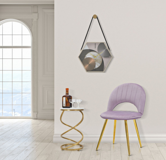 Set 2 Scaune Roz Glamour Dining CreativDeco [9]