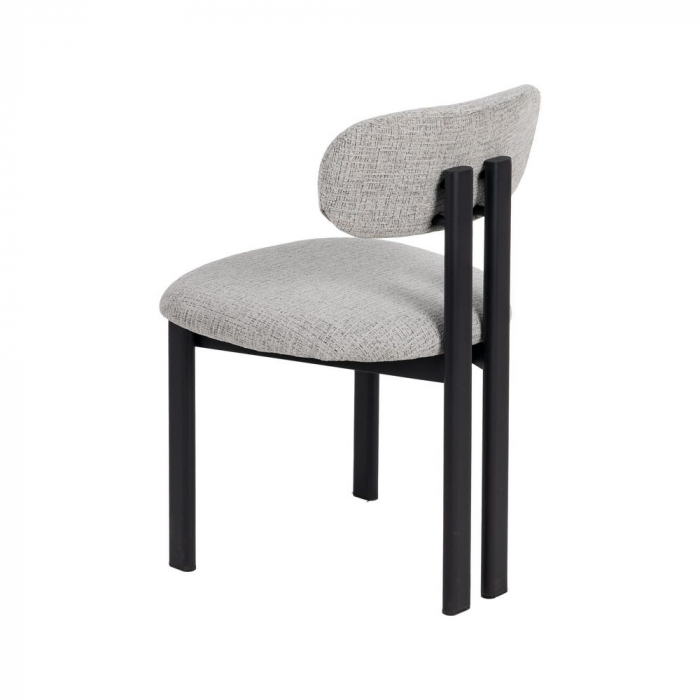 Set 2 scaune gri moderne cu structură metalică – CreativDeco [5]