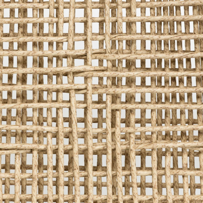 Set 2 Scaune Breeze albe cu împletitură naturală și brațe [8]