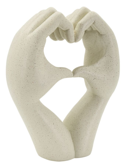 Set 2 sculpturi rasina natural Love Stons Mauro Ferretti [2]