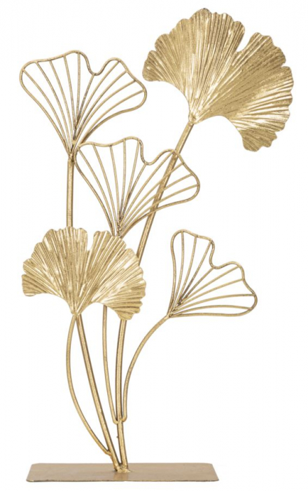 Sculpturi metalice decorative aurii Leaf [1]