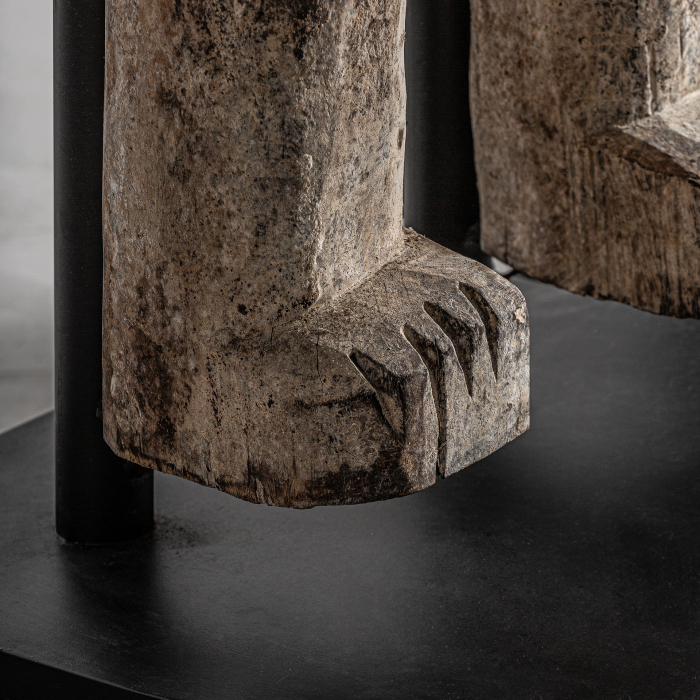 Set sculpturi inalte exterior lemn tropical|Sculpturi etnice monumentale [4]