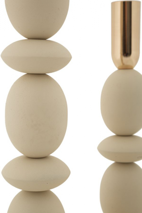 Sfeșnice metalice decorative crem Shuttle [3]