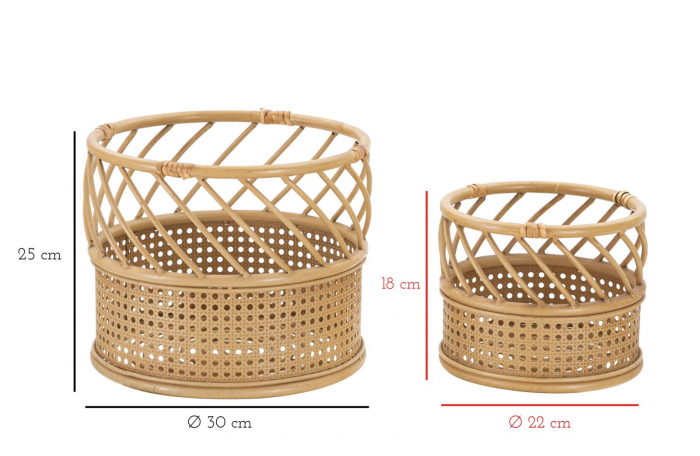 Set Suporturi Ghivece Boho Chic CreativDeco - Decor Natural si Rustic [7]