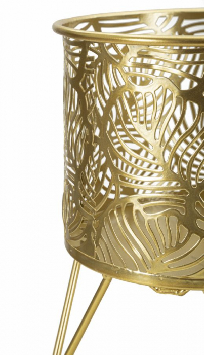 Set Suporturi Ghivece Aurii CreativDeco - Accente Elegante pentru Decor Modern [4]