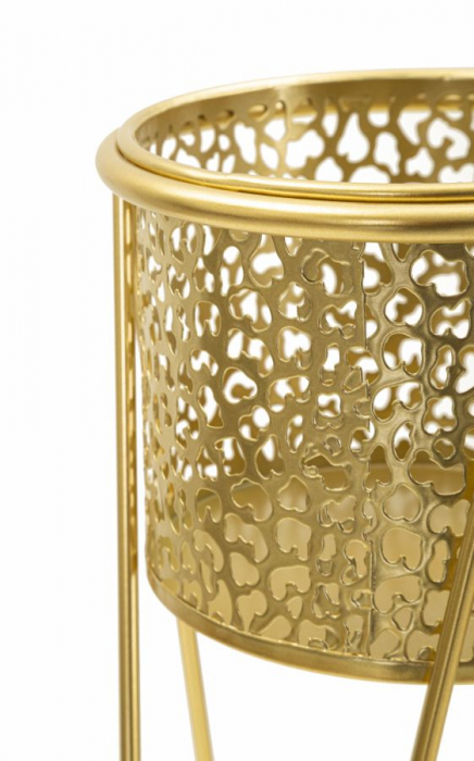 Set 2 suporturi flori Gold, metal auriu [6]