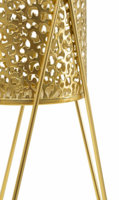 Set 2 suporturi flori Gold, metal auriu [5]