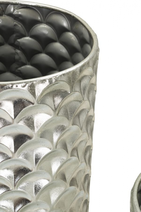 Suporturi inalte flori metal argintiu | CreativDeco [5]