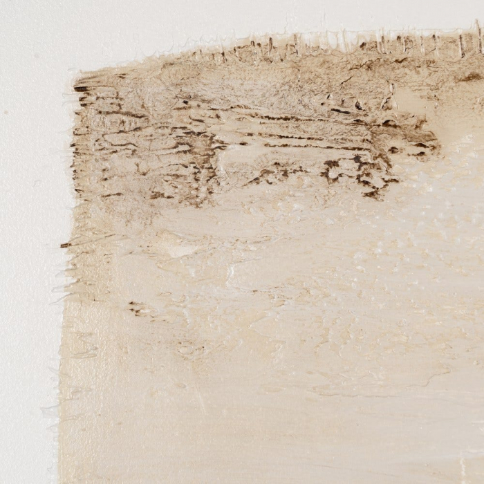 Set tablouri pictate manual abstract crem bej 80x120cm [4]