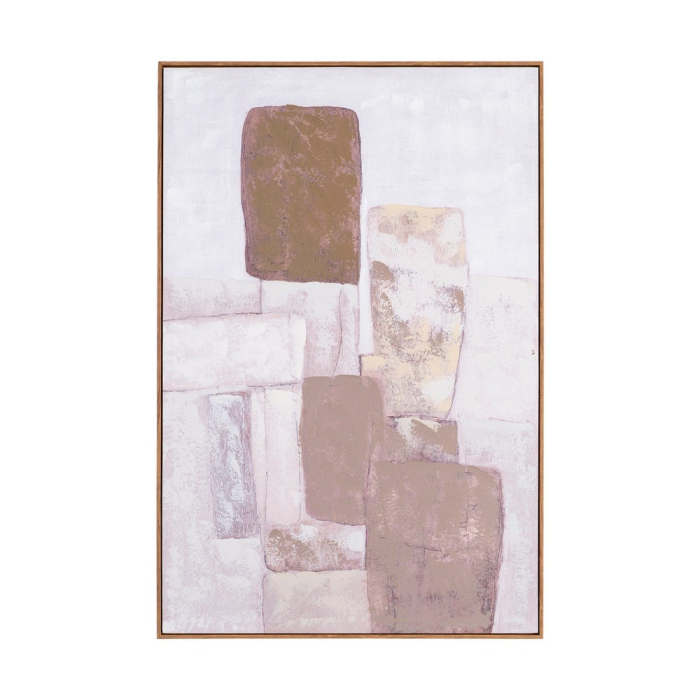Set 2 tablouri abstracte tonuri pudrate [3]