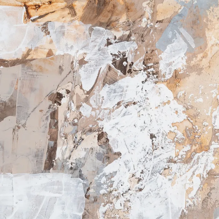 Set 2 tablouri abstracte din lemn și sticlă 80 x 100 cm [4]