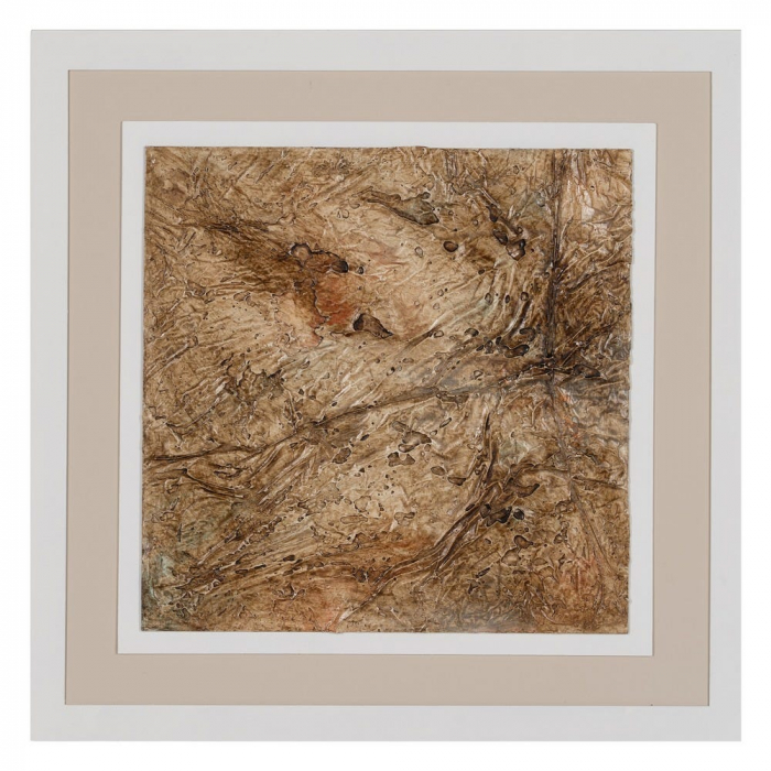 Set tablouri acrilice texturate manual 60x60 maro bej [3]