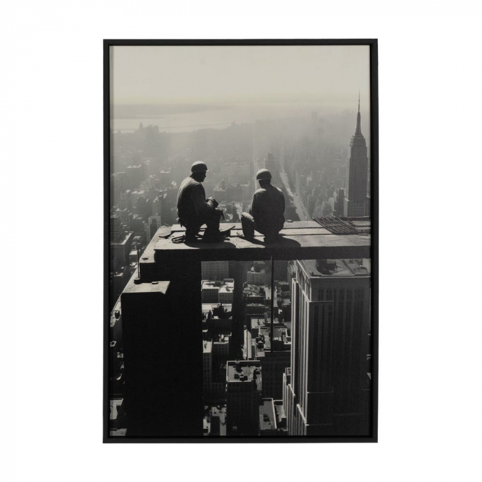 Set tablouri alb-negru Paris New York scene urbane retro 40x60 [3]