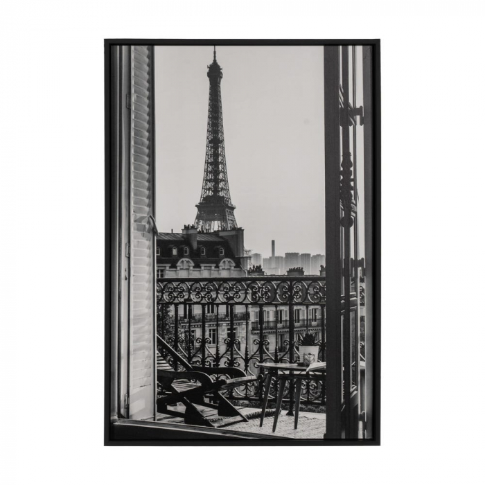 Set tablouri alb-negru Paris Roma arhitectura urbană 40x60 [3]