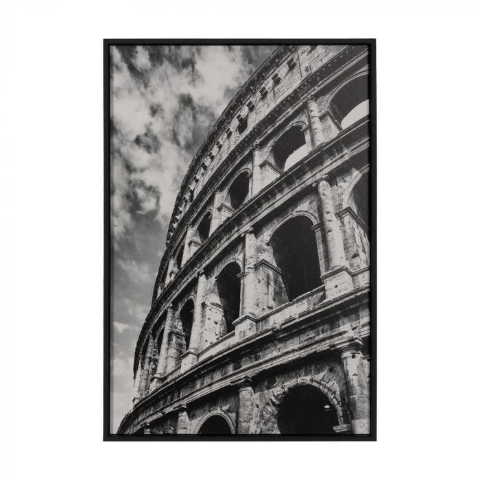 Set tablouri alb-negru Paris Roma arhitectura urbană 40x60 [2]