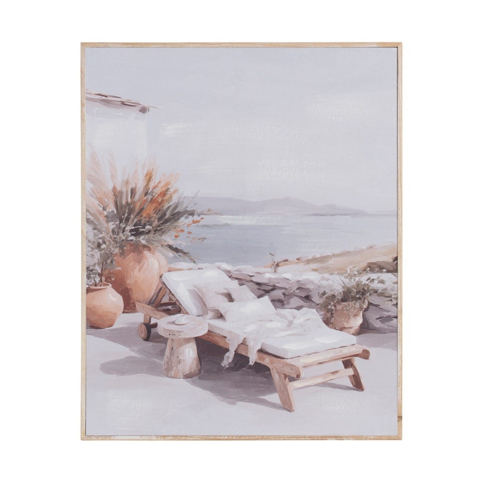 Set 2 tablouri terasă cu vedere la mare [3]