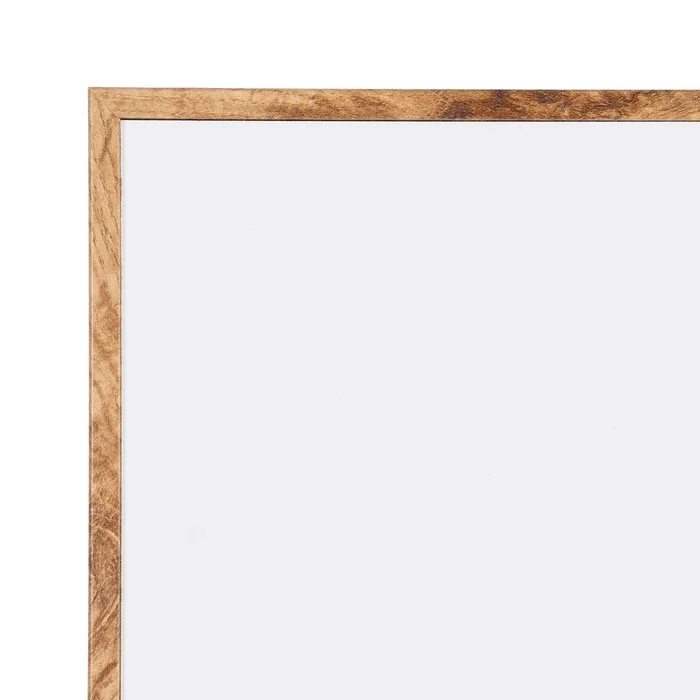 Set 2 tablouri decorative abstracte cu forme geometrice liniare si circulare din MDF imprimat cu rama fag [6]