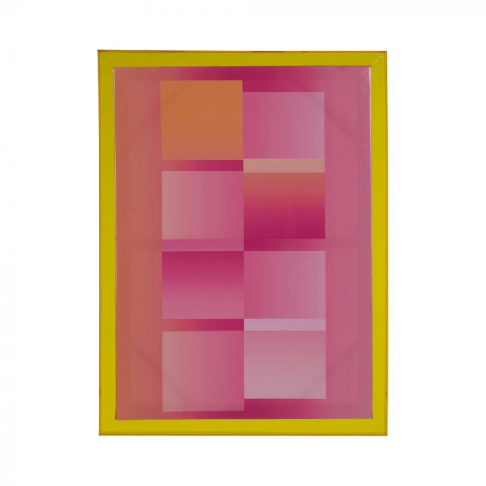 tablouri pop art moderne rame galbene roz fucsia [3]