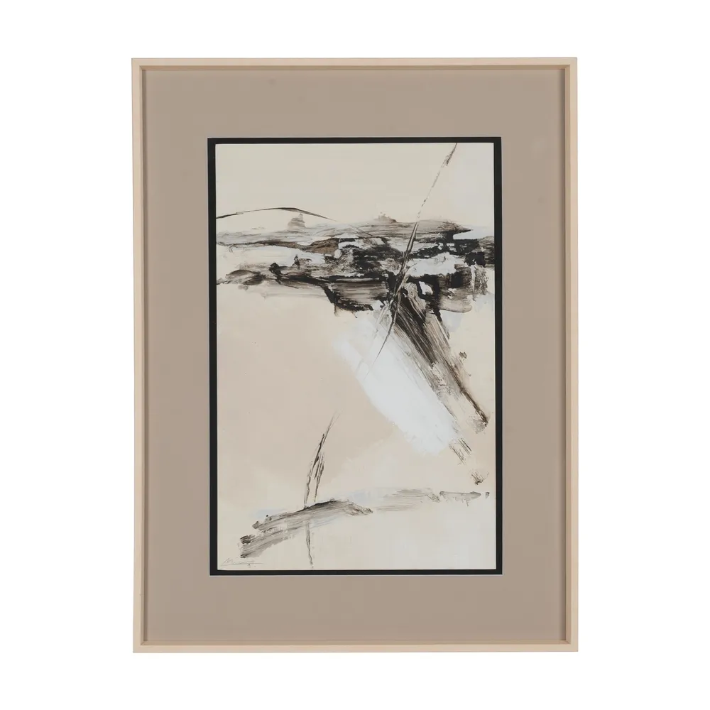 Tablouri abstracte cu rame din lemn pentru decor modern [3]