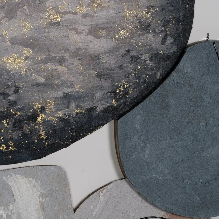 Tablouri relief cu accente metalice pentru decor modern [5]