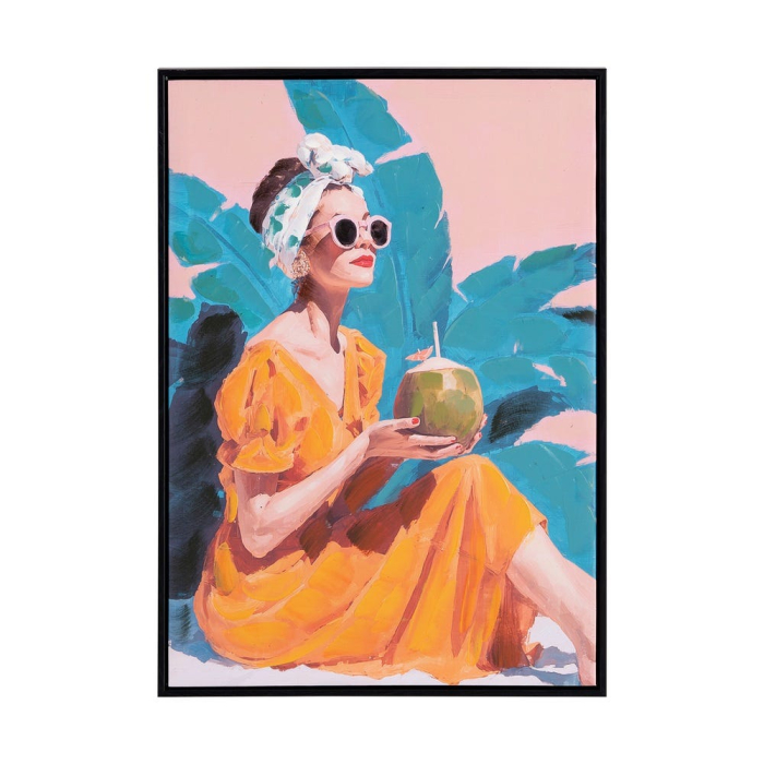 Set 2 tablouri pop-art cocktailuri tropicale [3]