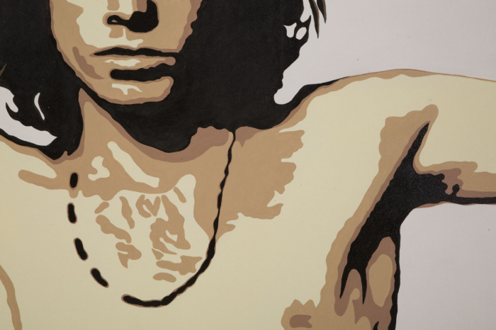 Set tablouri pop-art rock 100x120 cm – artă urbană duală pentru decoruri expresive [5]