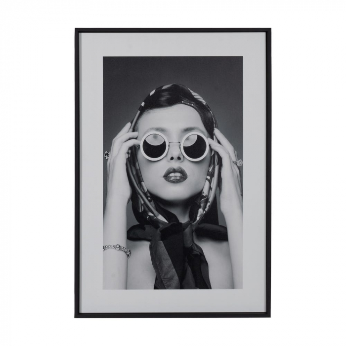 Set tablouri fashion monocrom retro portrete feminine 40x60 [3]