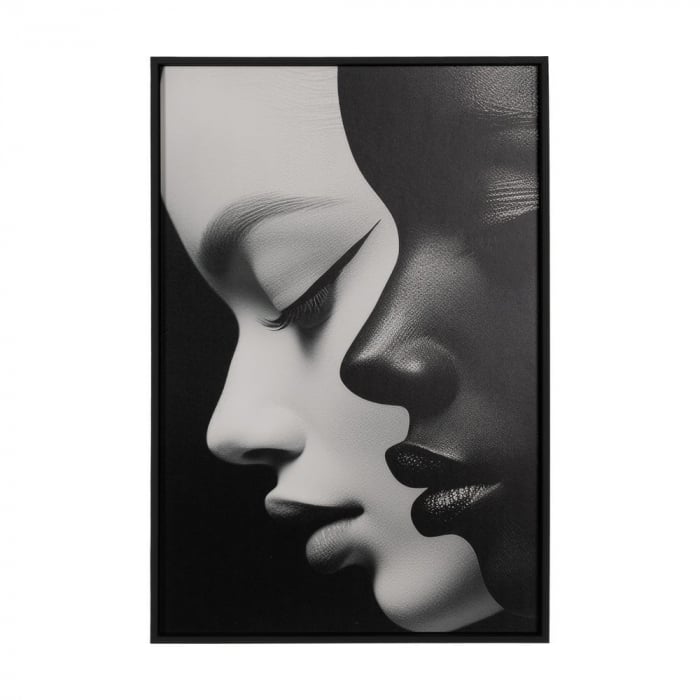Galerie tablouri portrete feminine alb-negru MDF 40x60 [3]