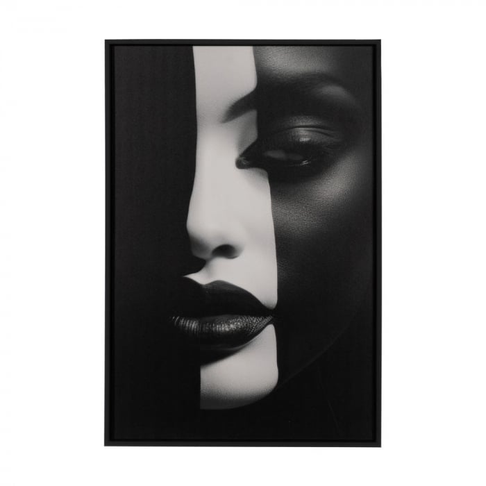Galerie tablouri portrete feminine alb-negru MDF 40x60 [2]