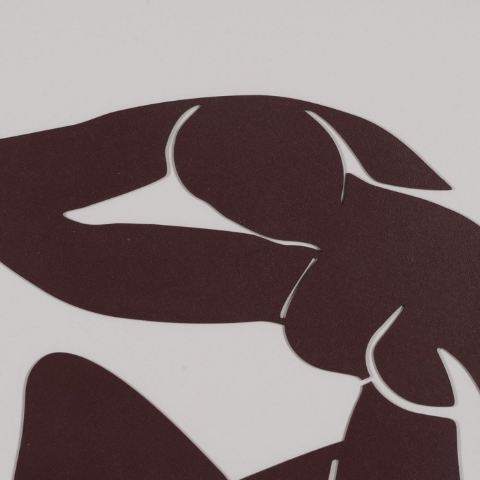 Set tablouri mari siluete feminine abstracte galben maro 70x100 [6]