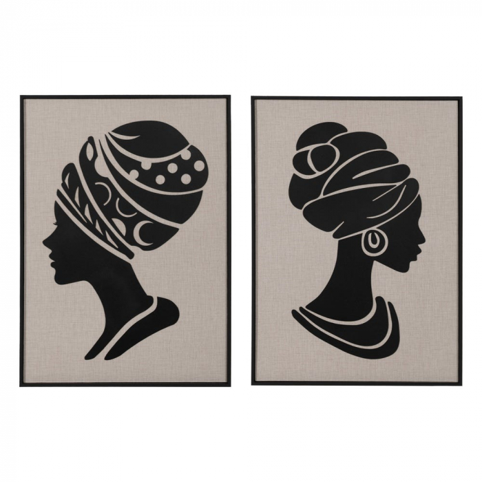 Set tablouri siluete feminine MDF decupaj artistic 50x70 cm [1]