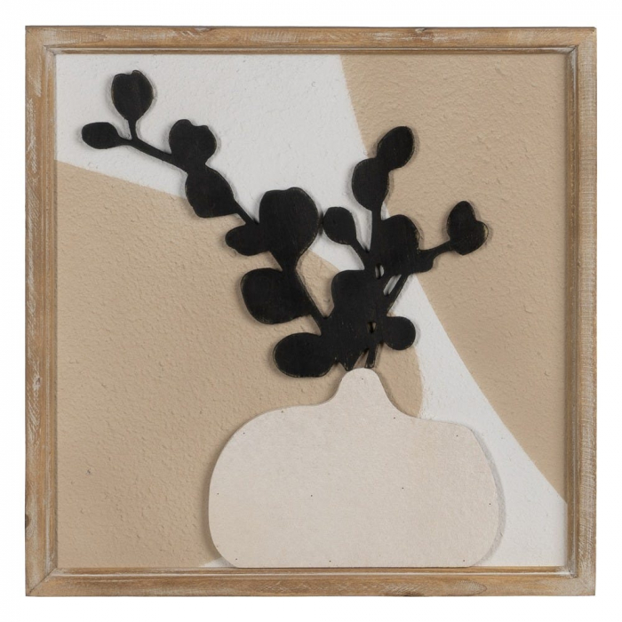 Set tablouri rustice moderne vaze relief 40x40 [2]