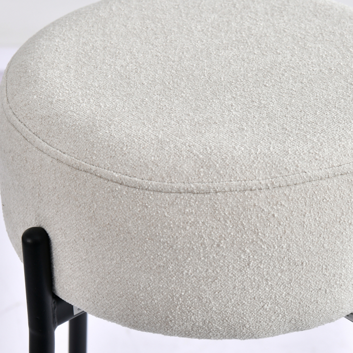 Taburete bar vintage albe|Taburete inalte premium [4]