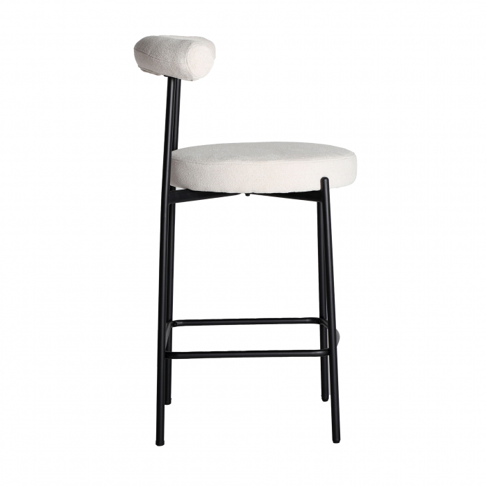 Taburete bar vintage albe|Taburete inalte premium [3]