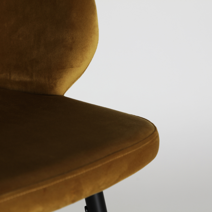 Taburete bar art deco ocru|Taburete inalte premium [4]